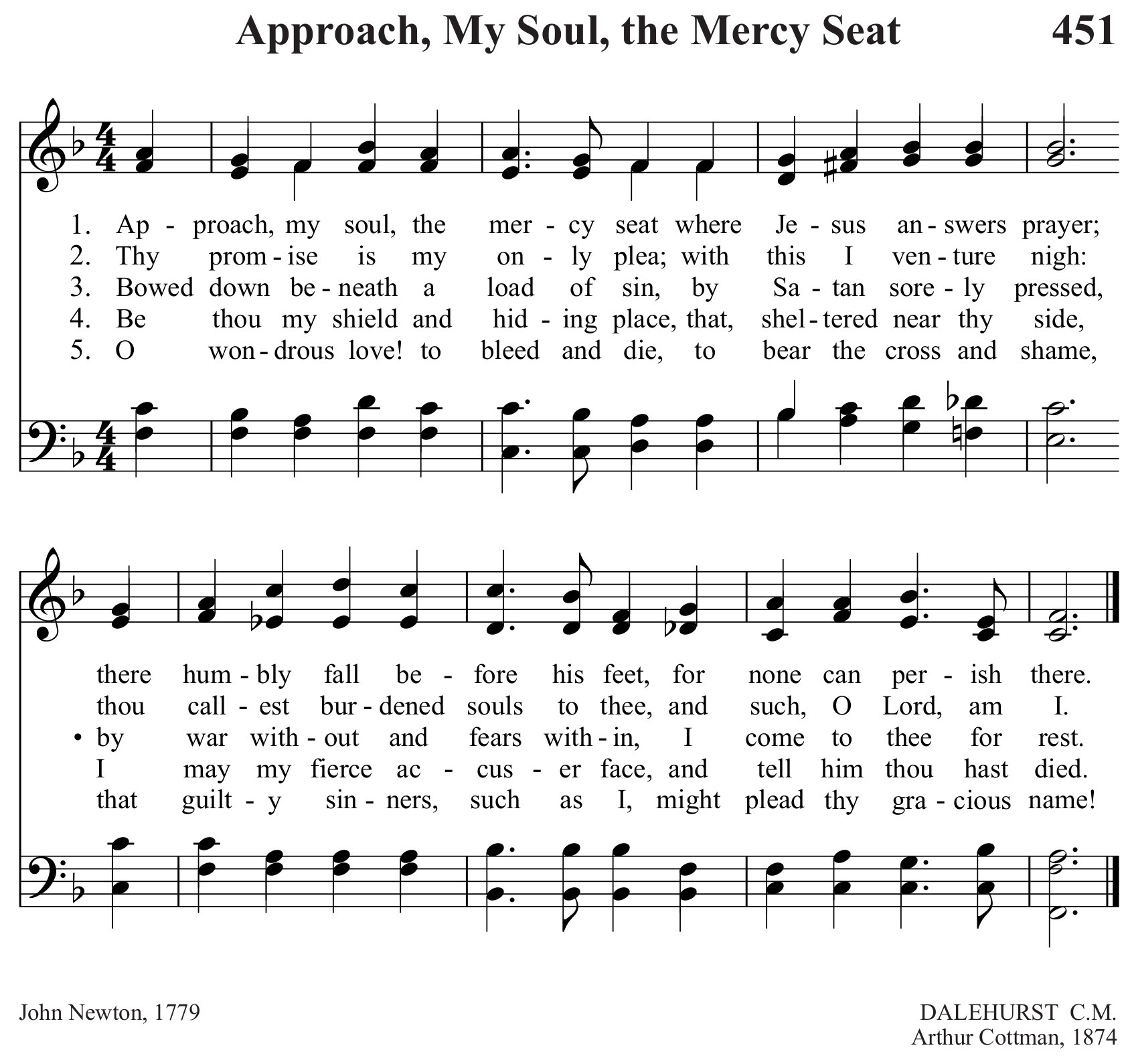 Approach, My Soul, the Mercy Seat